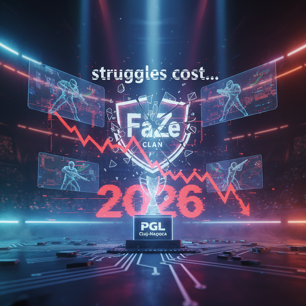 2026 struggles cost FaZe again at PGL Cluj-Napoca