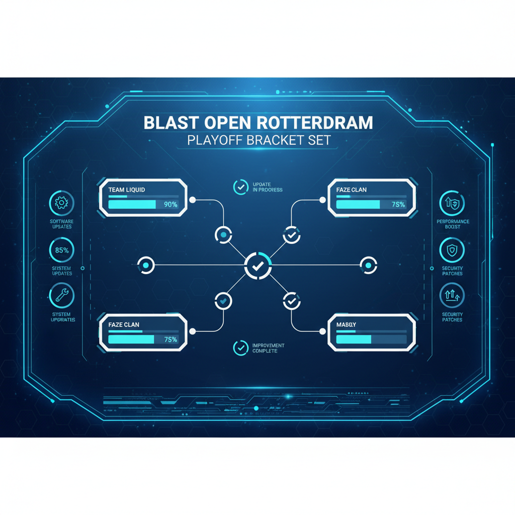 BLAST Open Rotterdam playoff bracket set