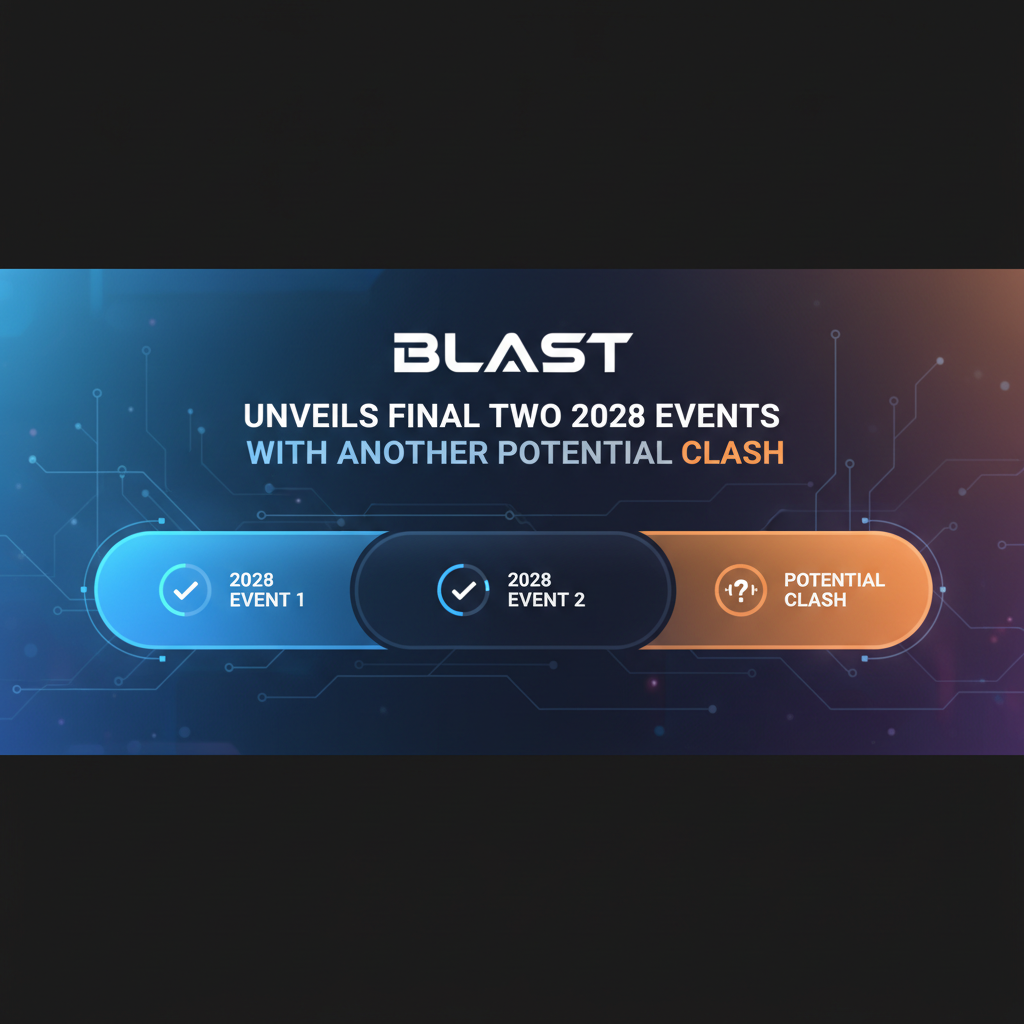 BLAST unveils final two 2028 events with another potential clash