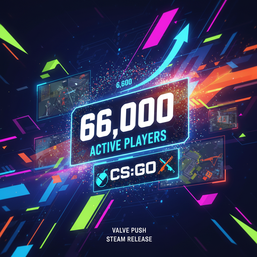CS:GO reaches 66,000 active players days after Valve push separate release on Steam
