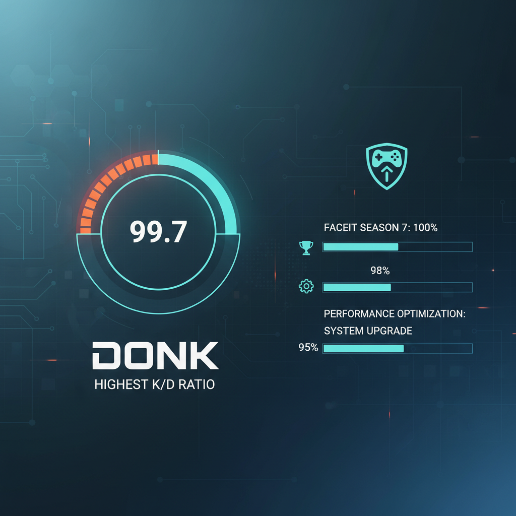 donk holds highest K/D ratio in FACEIT Season 7