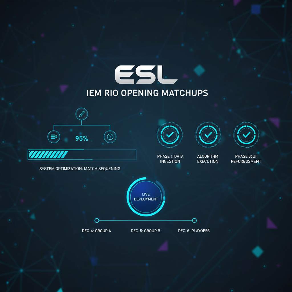ESL announce opening matchups for IEM Rio