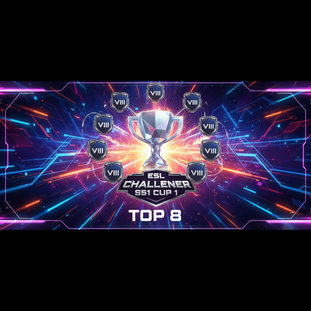 ESL Challenger S51 Cup 1 reaches top 8