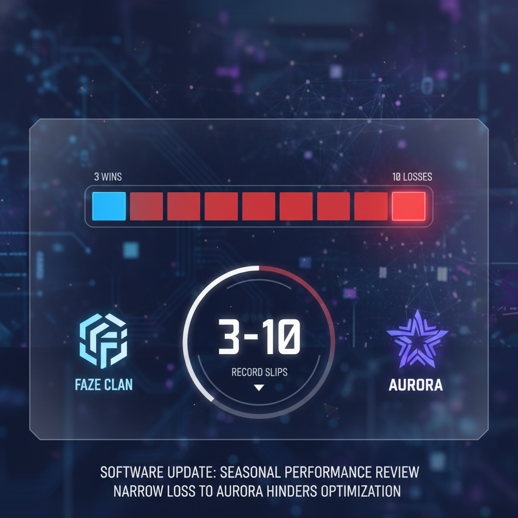 FaZe's 2026 record slips to 3-10 after narrow loss to Aurora