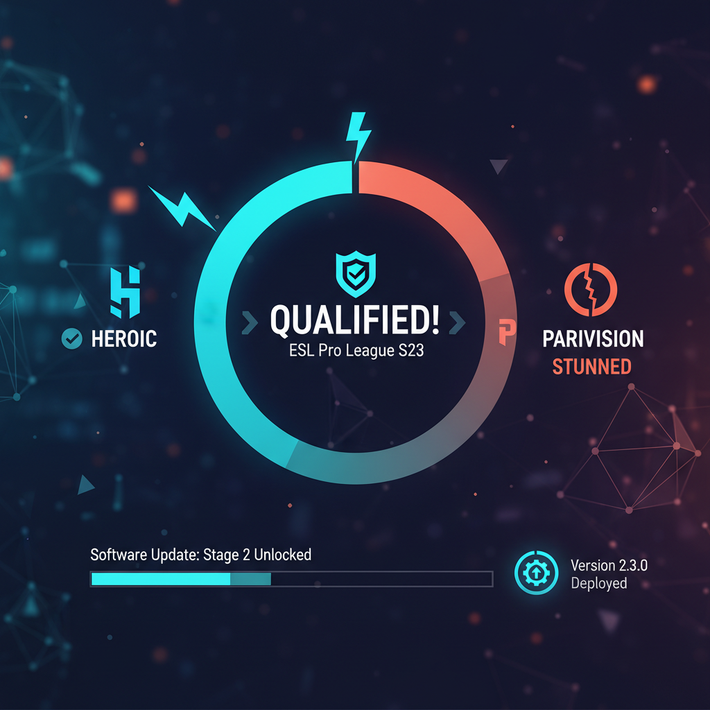 HEROIC stuns Parivision to qualify for ESL Pro League Season 23 Stage 2