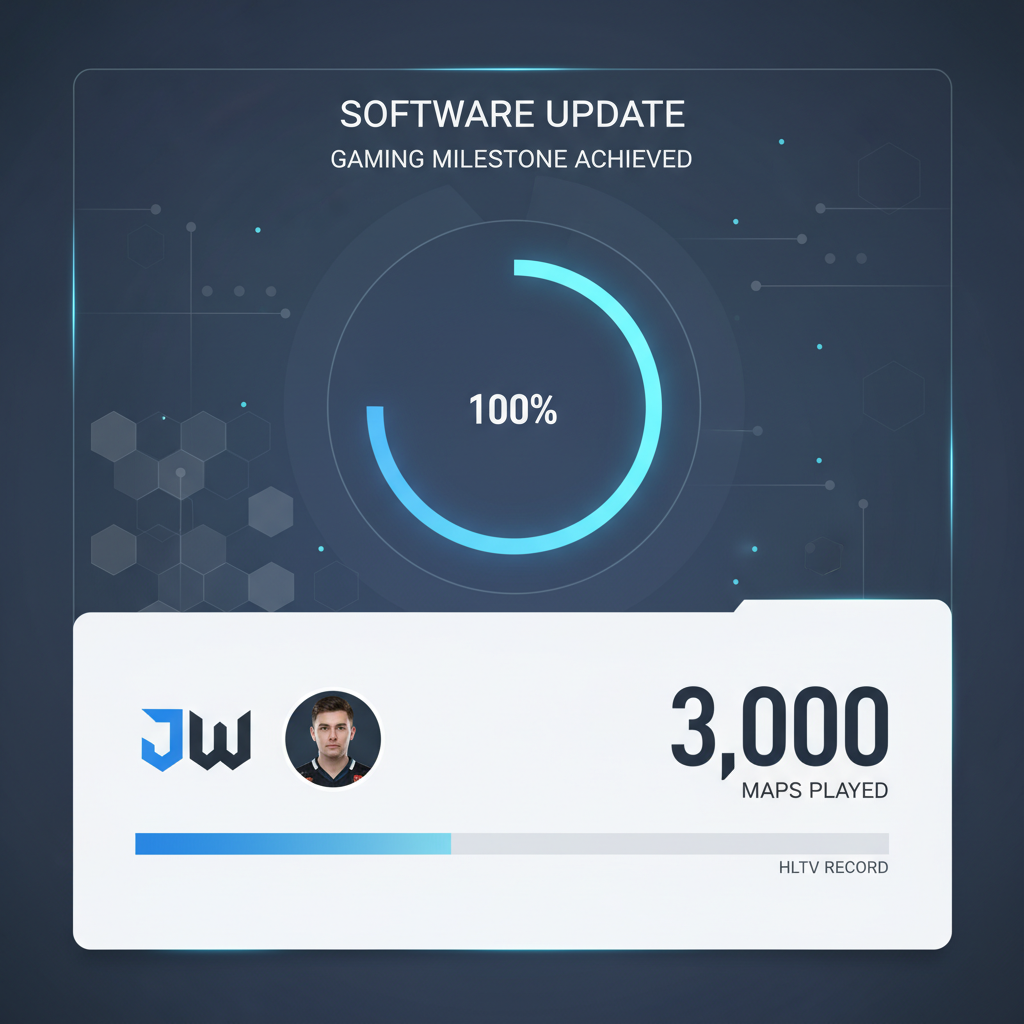 JW becomes the first player to register 3,000 maps played on HLTV