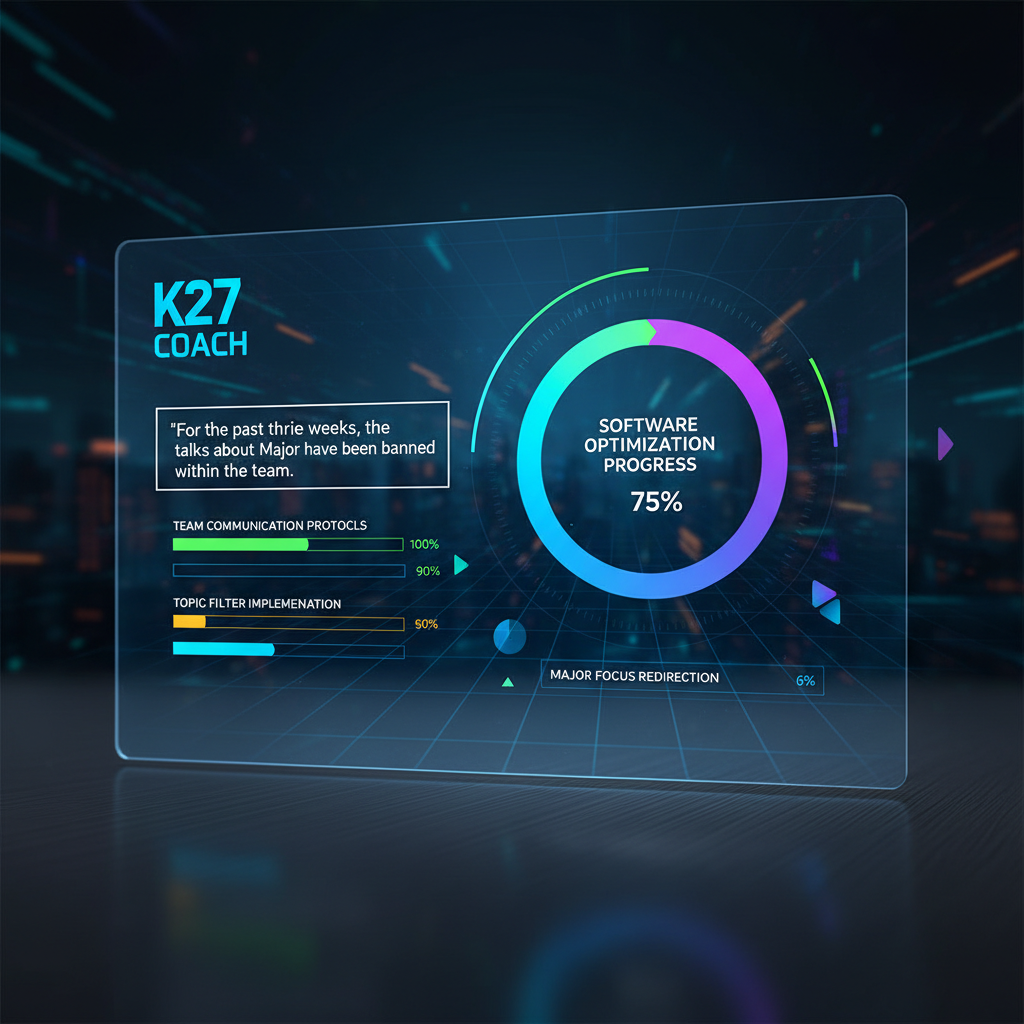 K27 coach: "For the past three weeks, the talks about Major have been banned within the team"