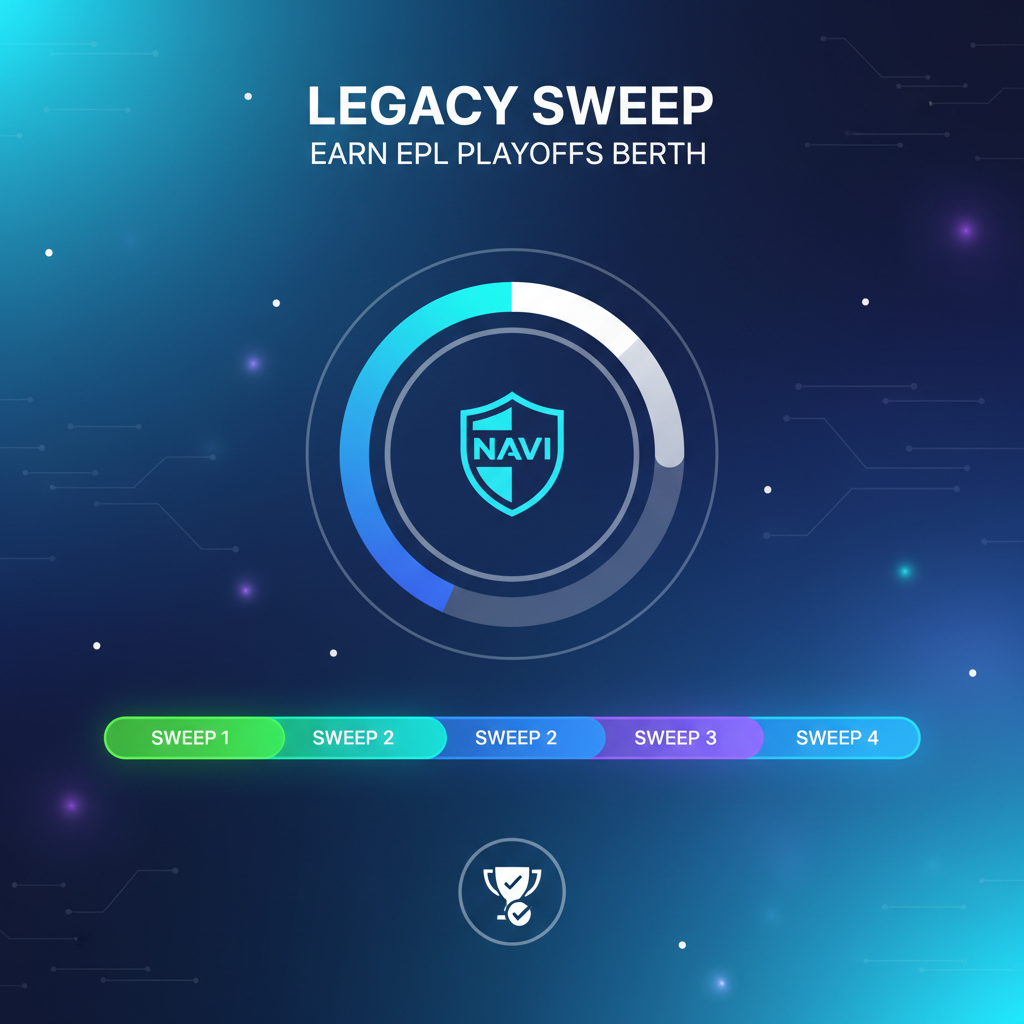 Legacy sweep NAVI to earn EPL playoffs berth