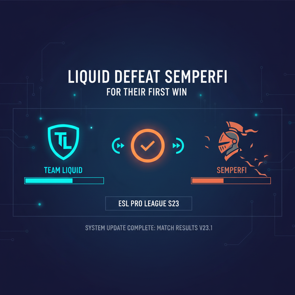 Liquid defeat SemperFi for their first win at ESL Pro League S23