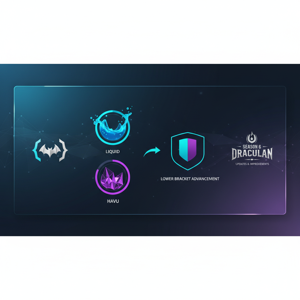 Liquid survive and advance in lower bracket v. HAVU at DraculaN Season 6