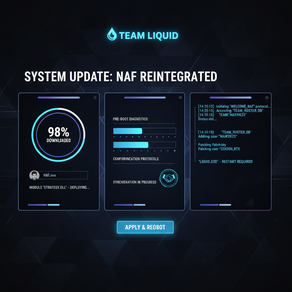 Liquid welcome NAF back to lineup