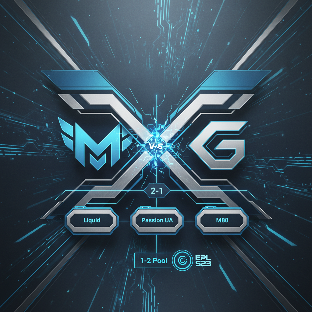 M80 fall to G2 in close 2-1 series; join Liquid, Passion UA in 1-2 pool at EPL S23