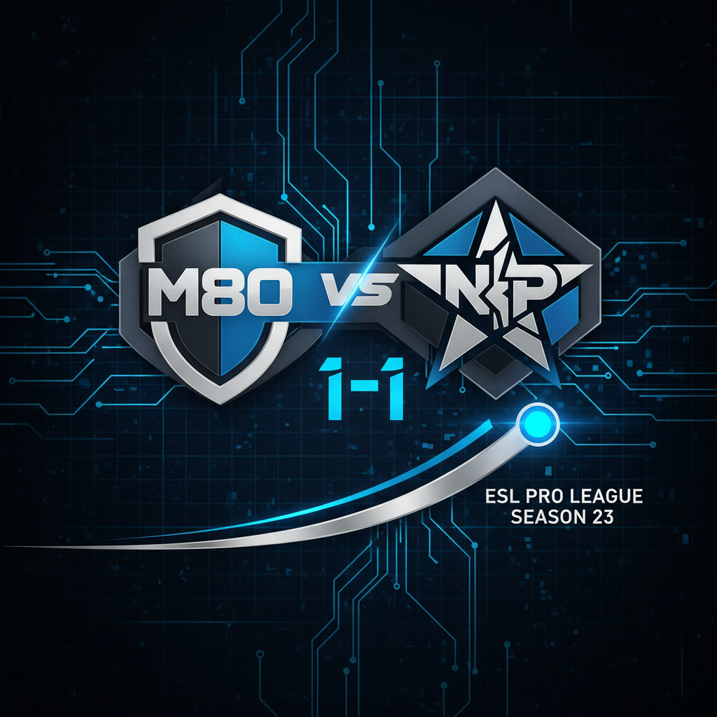 M80 grind out win v. NIP, move to 1-1 at ESL Pro League Season 23