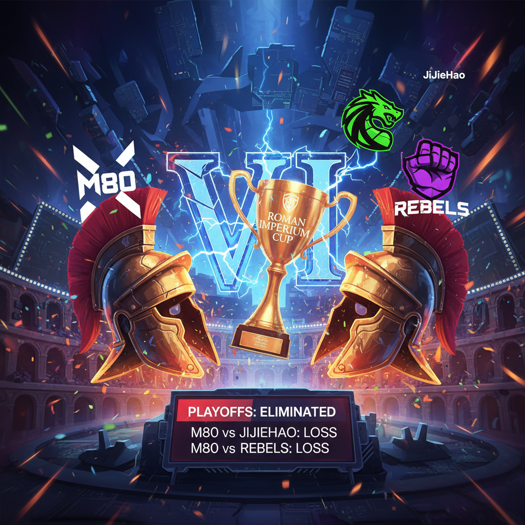 M80 miss out on playoffs at Roman Imperium Cup VI after shock losses to JiJieHao, Rebels