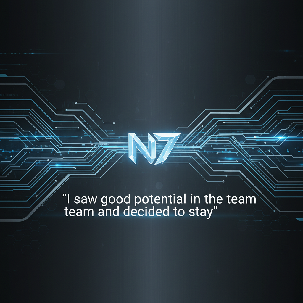 n0rb3r7: "I saw good potential in the team and decided to stay"