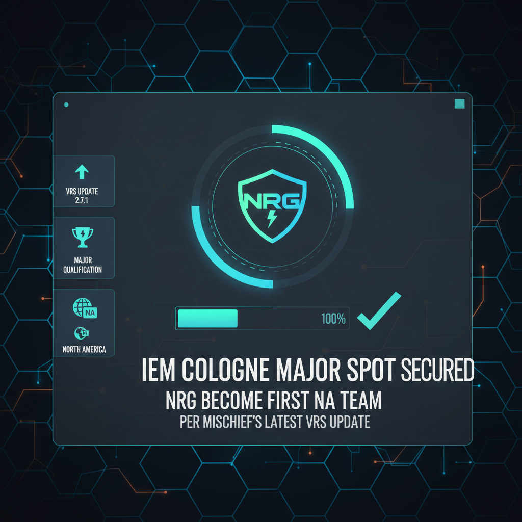 NRG become first NA team to lock in IEM Cologne Major spot per Mischief's latest VRS update