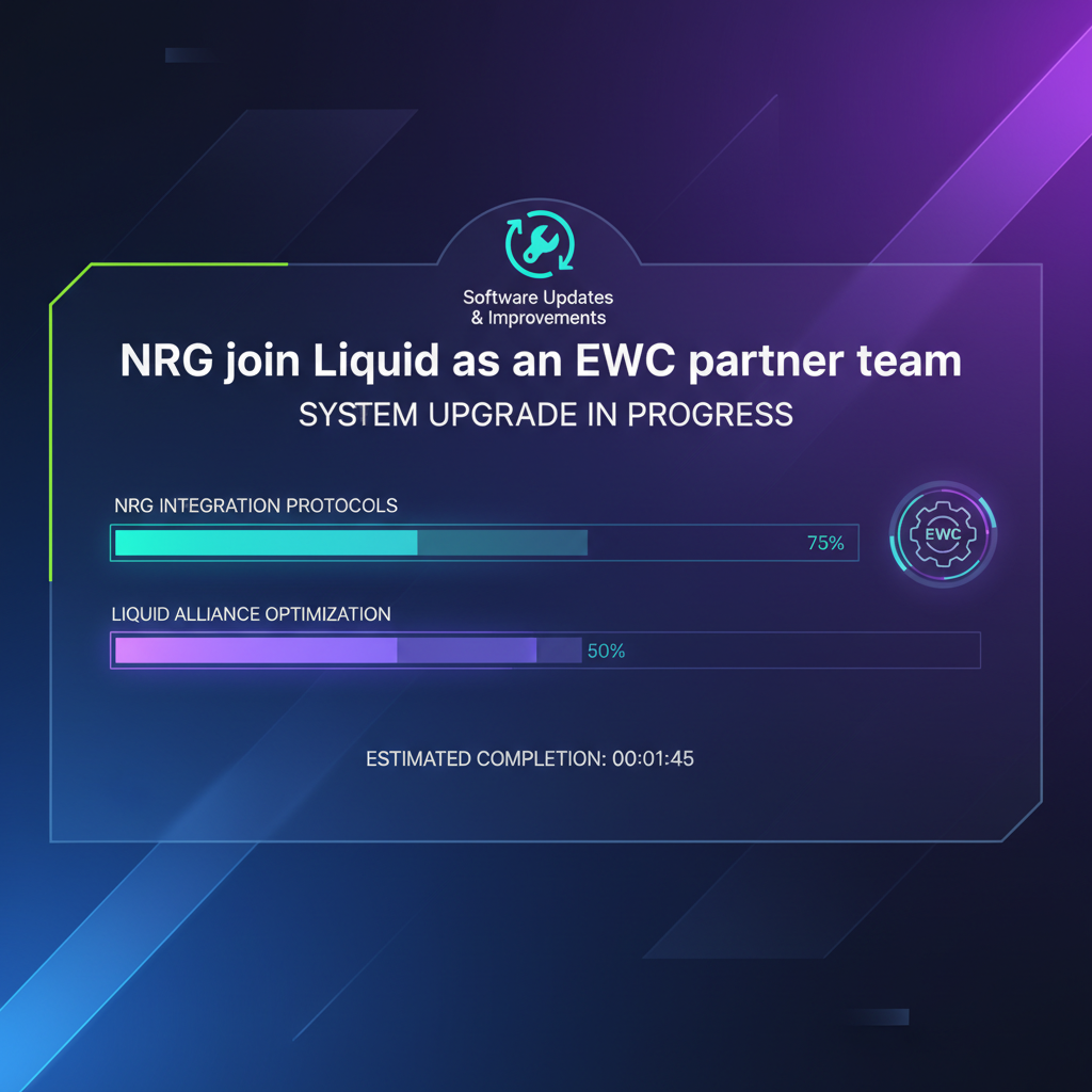 NRG join Liquid as an EWC partner team