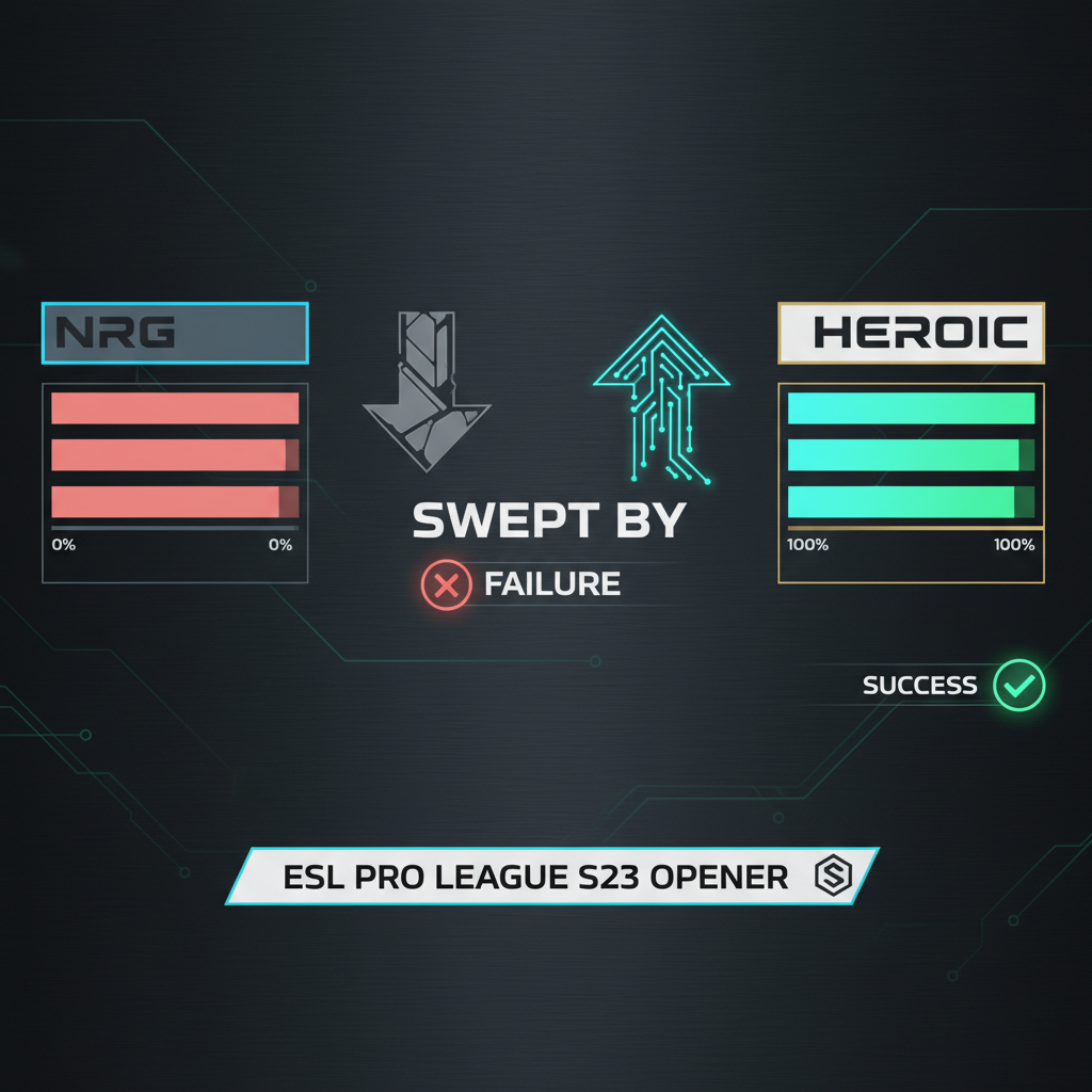 NRG swept by HEROIC in ESL Pro League S23 opener