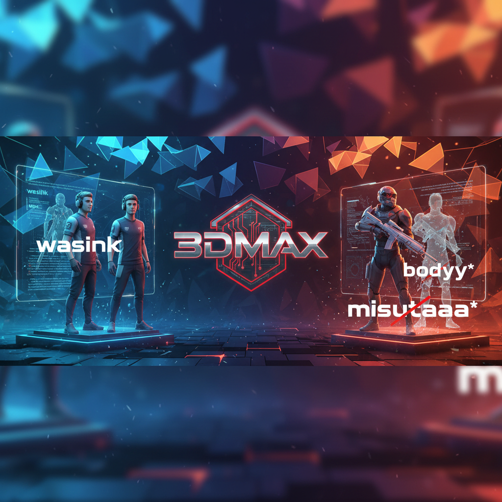 Official: 3DMAX add wasiNk and NBK- to coaching staff, replace bodyy with misutaaa*