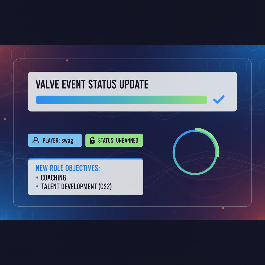 Official: swag confirms he is unbanned from Valve events as he seeks coaching, talent development roles in CS2