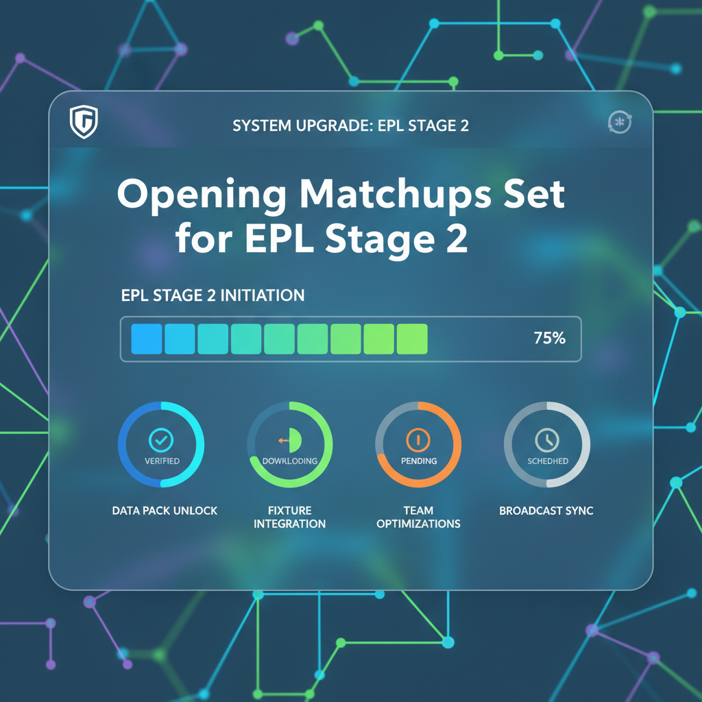 Opening matchups set for EPL Stage 2