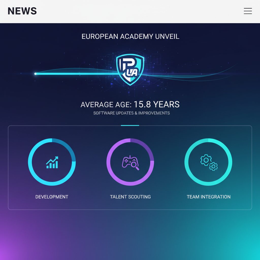 Passion UA unveil European academy team with an average age of 15.8 years old