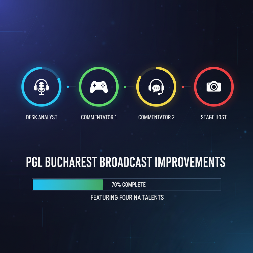 PGL Bucharest broadcast set to feature four NA talents