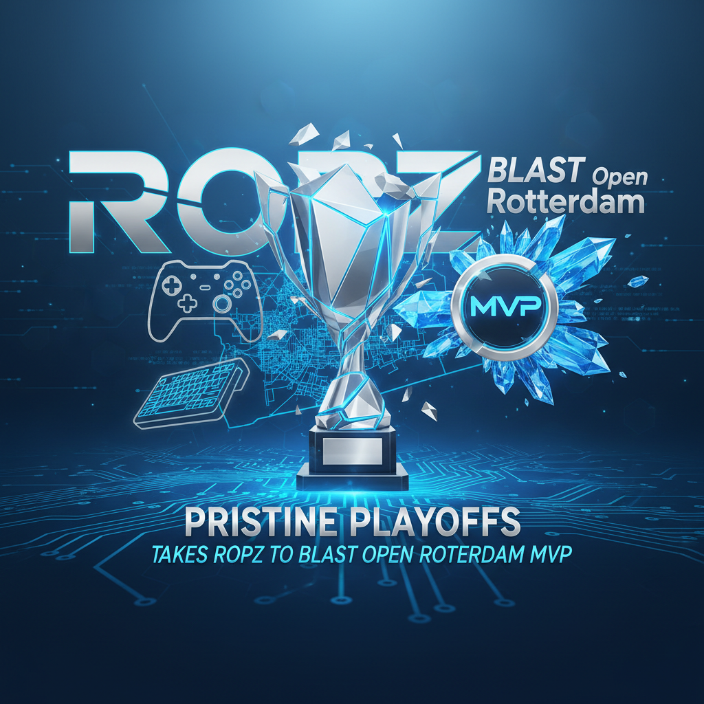 Pristine playoffs takes ropz to BLAST Open Rotterdam MVP