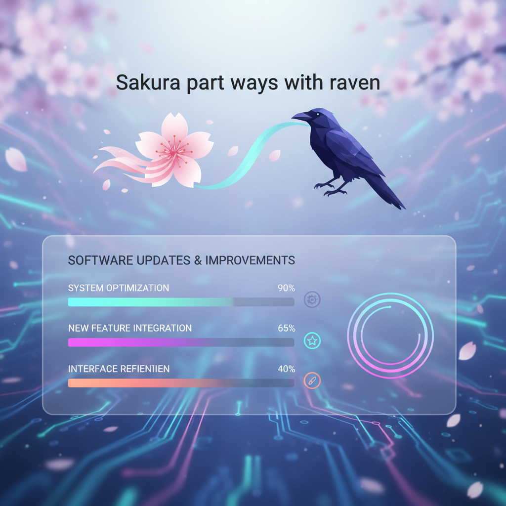 Sakura part ways with raven