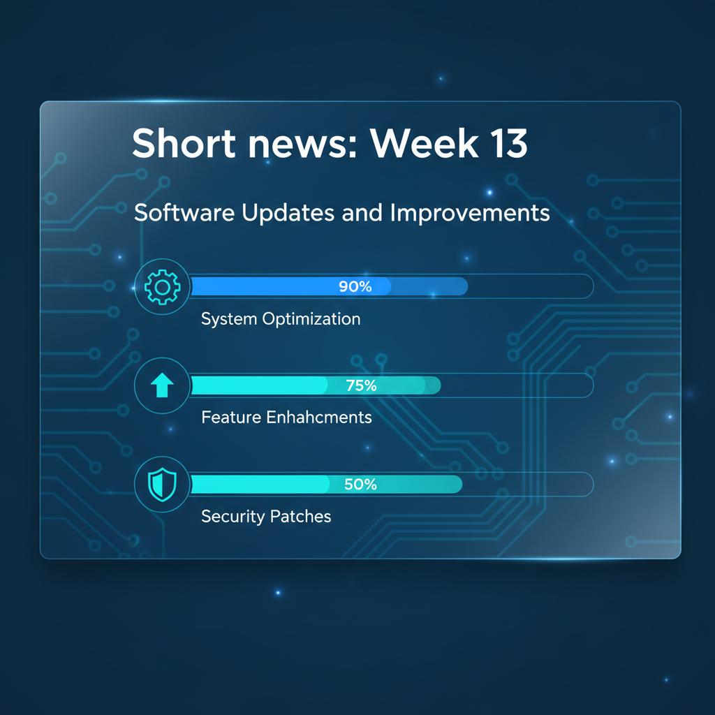 Short news: Week 13