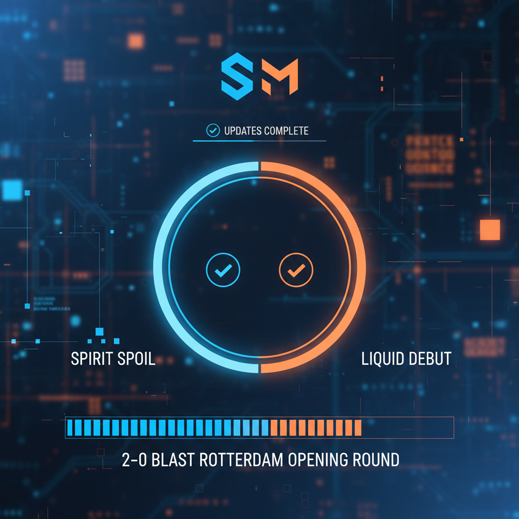 Spirit spoil malbsMd's Liquid debut 2-0 in BLAST Rotterdam opening round